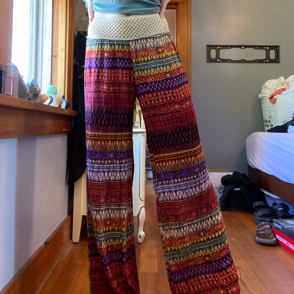 boho flare pants